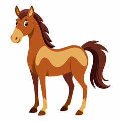 horse clip art vector art illustration