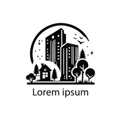 Obraz premium A Real estate logo design for brand