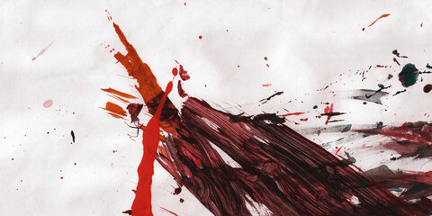 Red abstract background. Texture artistic red art. Design blank