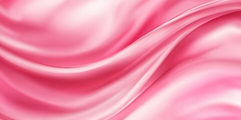 Obraz premium Abstract Pink Silk Drape