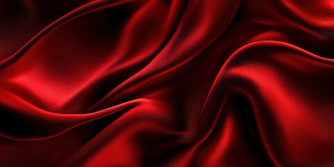 Obraz premium Red Silk Fabric Texture