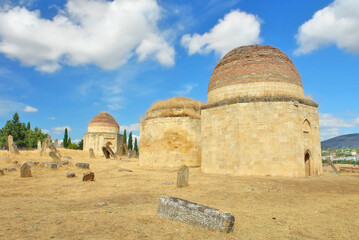 Yeddi Gumbaz mausoleum – a cemetery  south to Shamakhi , Azerbaijan