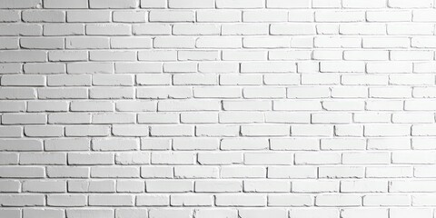 White Brick Wall Background