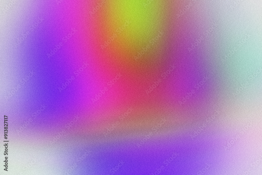Poster abstract blurred grainy gradient background texture. digital grain soft noise effect. lo-fi multicol