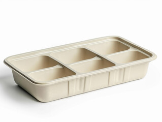 Eco-Friendly Biodegradable Meal Tray for Sustainable Food Service in Cafeterias