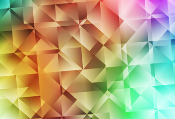Light Multicolor vector abstract polygonal background.
