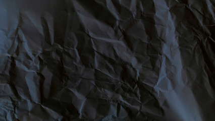 texture of crumpled black paper