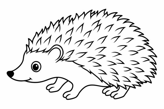 recommend clip art: Hedgehog line art vector, Hedgehog outline icon
                    
                    