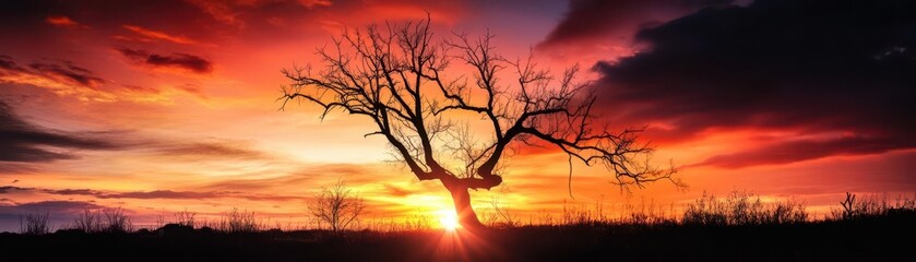 Naklejka premium Halloween night sky, vibrant colors, spooky scenes, night setting, inviting