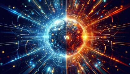 Fototapeta premium fractal burst background with 