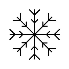 snow, Christmas and New Year Line Icon