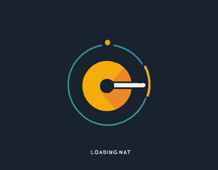 Loading icon. Vector illustration 