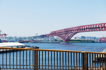 なみはや大橋からの景色