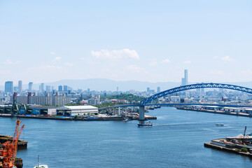 なみはや大橋からの景色