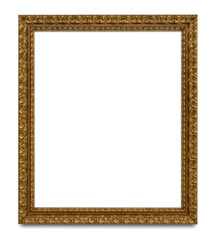 Bronze picture frame transparent png