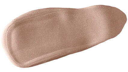 Metallic brown brush stroke
