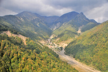  Greater Caucasus range near Mount Tufandagh in Azerbaijan