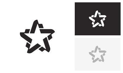 Fototapeta premium Star logo design 