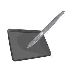 Illustration of pen tablet 