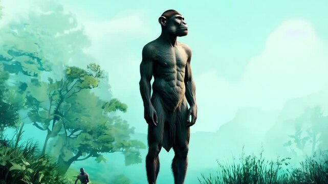 Scientific research in the field of biology and archeology. Evolution theory. The concept of human change.