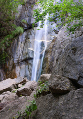 Spectacular waterfall, Salt del Grill, in the province of Gerona in the region of Queralbs