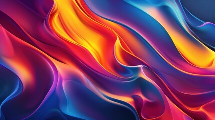 Naklejka premium Abstract Colorful Swirls