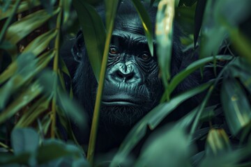 Obraz premium Gorilla in the Jungle.