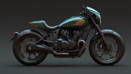 Fototapeta premium motorcycle on the road