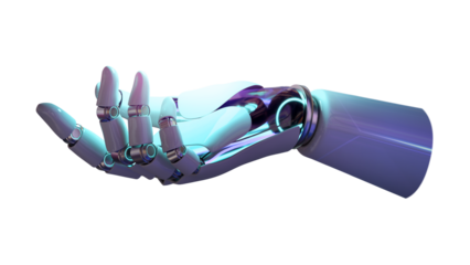 PNG robot hand, collage element, transparent background