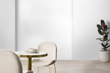 Wall png mockup, transparent design