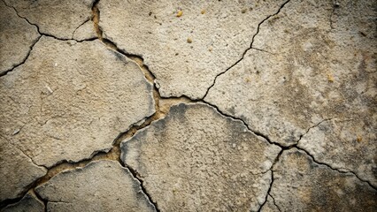 Obraz premium Cracked concrete surface with intricate patterns and textures, cracked, concrete, surface, texture, intricate, patterns, abstract