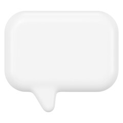 3D speech bubble png clipart, communication marketing graphic