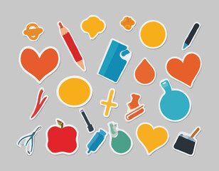 flat icons for web and mobile applications