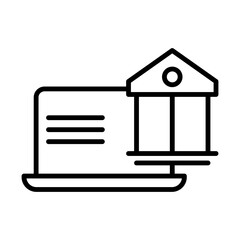Online Banking icon Design