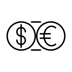 Currency Exchange icon Design