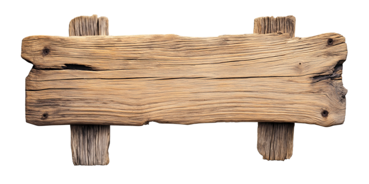 old wood guide signboard, rough weathered empty signpost text space plank cut out