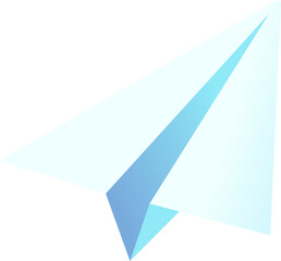 Gradient Paper Plane Illustration