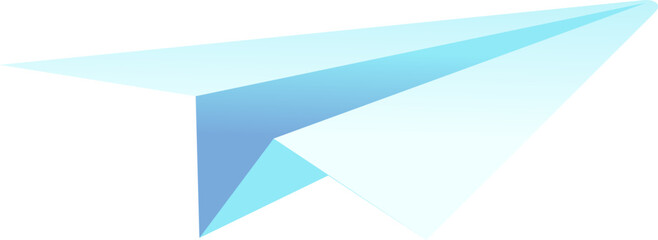 Gradient Paper Plane Illustration