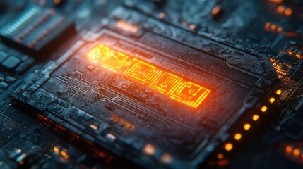 Digital Wallet with Cryptocurrency Symbols - Futuristic Technology Concept