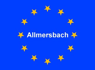  Illustration einer Europaflagge mit der Aufschrift 