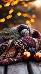 Seasonal comfort, vibrant colors, cozy setting, joyful scenes, inviting