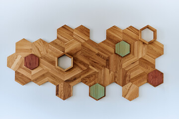 Modern Wooden Wall Decor Enhancing Residential Interior Design