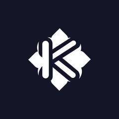 K latter logo design 