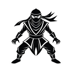 Ninja Silhouette Vector