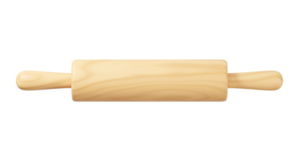 PNG 3D rolling pin, element illustration, transparent background