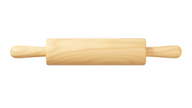 PNG 3D rolling pin, element illustration, transparent background