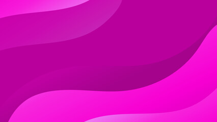 Modern flowing pink wave banner on white background, Pink banner