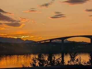 Bridge at Golden Hour in Norway
