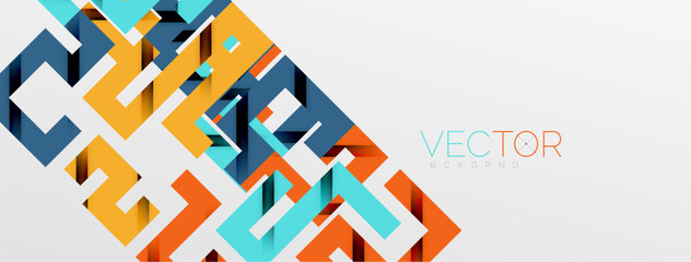 Color bend lines with shadow texture effect. Vector Illustration For Wallpaper, Banner, Background, Card, Book Illustration, landing page