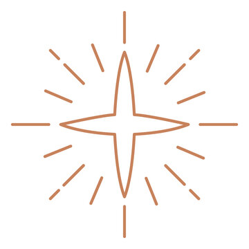recommend clip art: Png monoline glowing sparkling star transparent